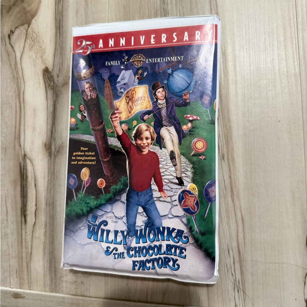 Willy Wonka and The Chocolate Factory 25th Anniversary VHS